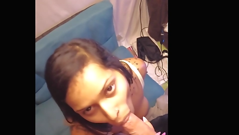 Indian porn video shows a girl getting fucked hard