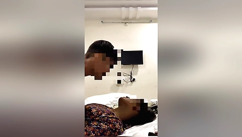 Indian amateur brunette anal sex with a handsome dude