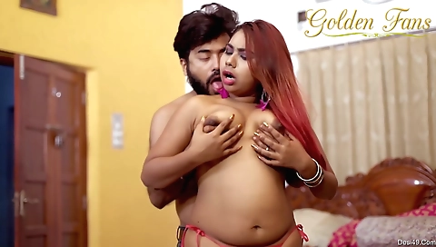 Gorgeous red-haired wife gets fucked hard on the bed