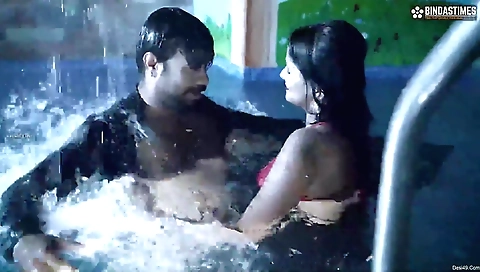 Sexy and hot woman is enjoying an awesome outdoor vid