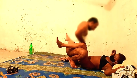 Indian amateur babe in sexy black t-shirt and white skirt 2016