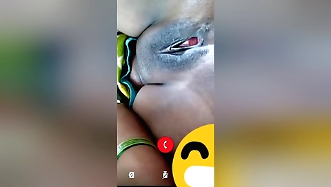 Busty amateur video call show showing off her tits