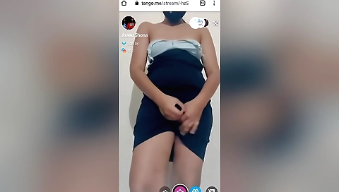 Blonde teen slutty brunette shows her lesbian tango