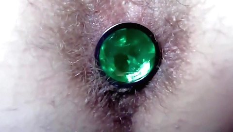 Amateur brunette with tight ass plays with her vibrator