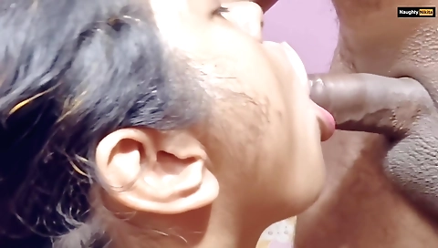 Brunette with natural breasts and a nice body in the bedroom