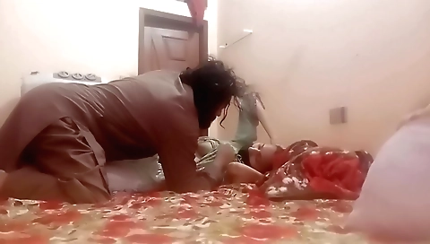 Amateur brunette is sucking and riding her ass hole