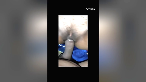 Indian babe with hairy pussy fucks doggy style in pov