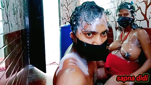 Brunette blonde in a blonde dress makes a homemade webcam vid