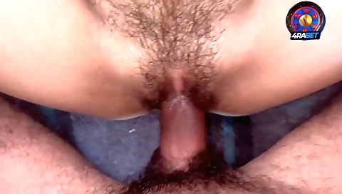 Indian amateur teen with hairdying and shaved pussy