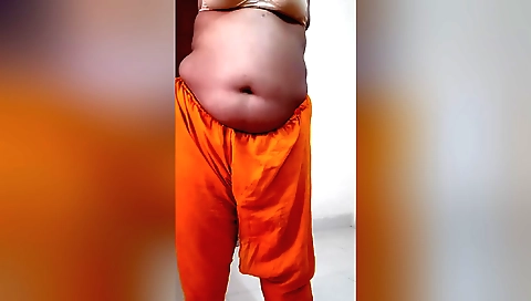 Solo female with a big booby booty showing off boobs