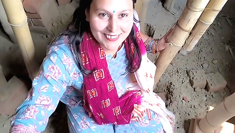 Brunette fucker gets pounded by a big black dude in her backyard