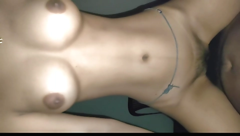 Indian wife with hairy cunt gives her man a blowjob