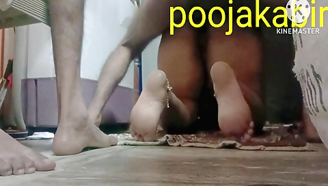 Indian teen porn video with a hot and horny wife leaving husband