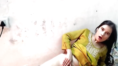 Indian girl with a nice body takes a nice cock in a solo video