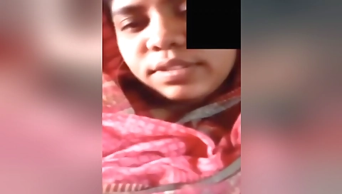 Beautiful hairy amateur beauty in a homemade solo video