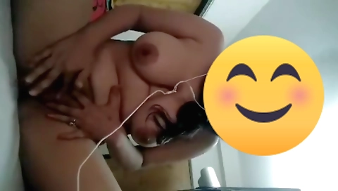 Amateur solo female with big boobs shows off her boobs