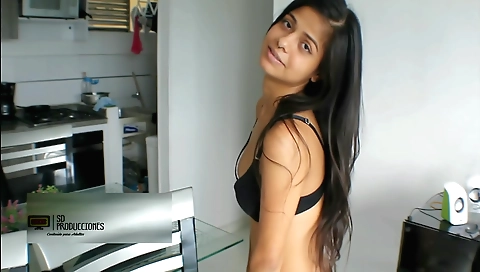 Indian teen with a huge ass gets fucked at neighbor