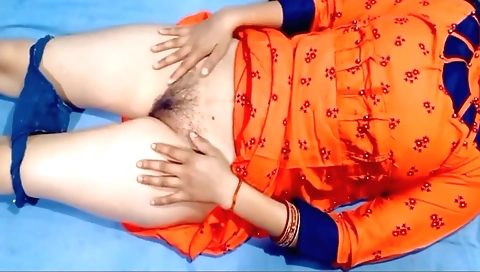 Indian girl gets fucked after playing with her pussy