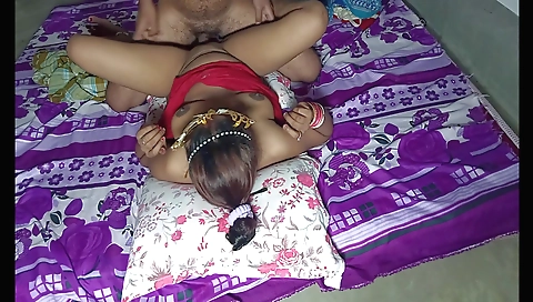 Sexy brunette is caught in a webcam scene in a horny way