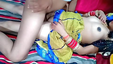 Bhabhi babe in this hd porn video fucked with a big rod