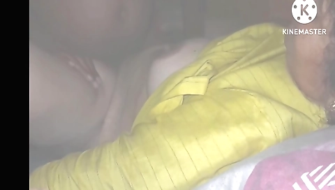 Indian amateur brunette with a natural body playing with cock