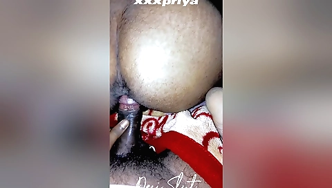 Luscious indian teen is giving a blowjob to her boyfriend