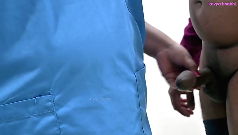 Indian nurse gets her patient's dick in hot and passionate