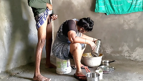 Busty Indian milf shows off hairy pussy and gets fucked