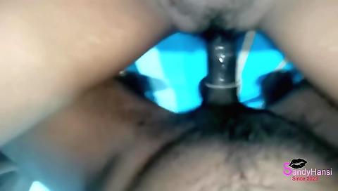 Hairy and sexy babe takes a good shower and then a cumshot