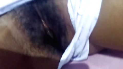 Hairy teen does not know it's the same as an indian cock sex