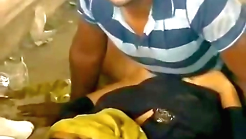 Indian brunette babe 18+ in red and white shorts 1080p