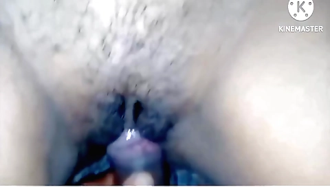 Sexy Indian girl with hairy pussy gets fucked on camera