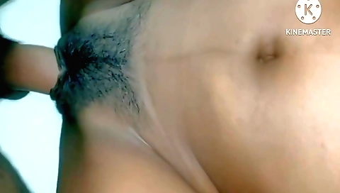 Indian hairy babe cheating with her husband in oyo hotel