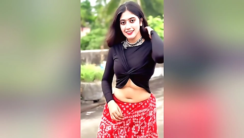 Brunette in black lingerie gets her stepbrother's cock in her mouth