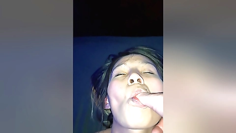 Lesbian amateur video with one of the girls with red bone