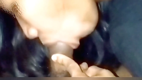 Stepsister swallows stepbrother's cum and gets her mouth wet