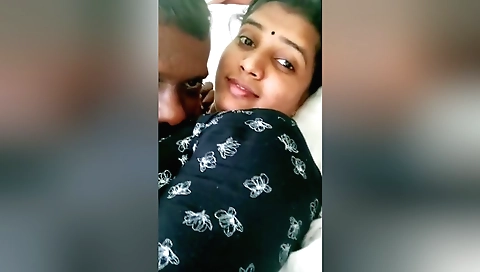 Indian wife gets fucked by the man in the webcam video
