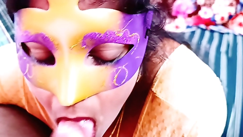 A cute brunette milf with big tits talks to her stepfather