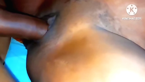 Indian housewife and husband make fun of their big natural breasts