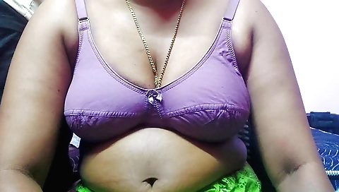 Indian stepbrother plays with a big black penis on top of tits