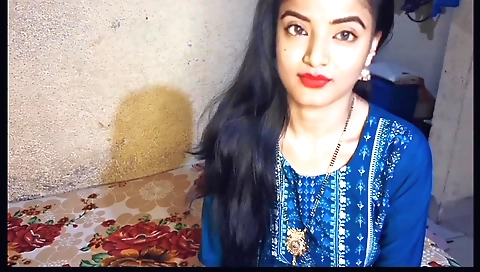 Indian brunette takes a stepbrother's cock in her mouth