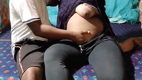 Indian brunette got caught and rescued from her friend