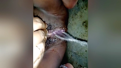 Indian girl with big tits doing it in her lingerie